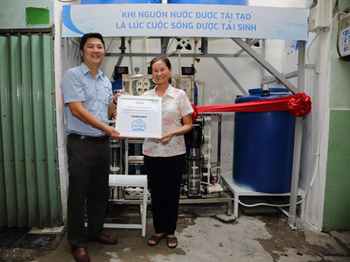 480 hộ khó khăn tại quận 1 được lắp máy lọc nước miễn phí - Máy lọc nước Lý Hải