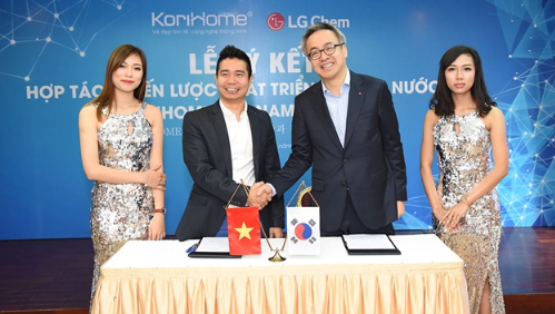 LG Chem ký kết hợp tác với công ty máy lọc nước Việt Nam - Máy lọc nước Lý Hải