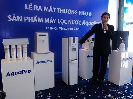 Ra mắt sản phẩm máy lọc nước AquaPro -Máy lọc nước Lý Hải